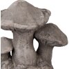 Clayre & Eef 6TE0569 Decoración Setas Gris 16x12x15 cm