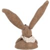 Clayre & Eef TW0617 Decoración Conejo Marrón 20x17x41 cm Estilo rústico