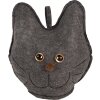 Clayre & Eef TW0619 Decoración Gato Gris 20x14x22 cm