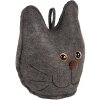 Clayre & Eef TW0619 Decoración Gato Gris 20x14x22 cm