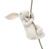 Clayre & Eef TW0620 Conejo Decorativo Blanco 8x9x16/50 cm