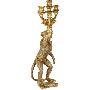 Clayre & Eef 5PR0145 Candelabro Mono Color Oro 30x22x60 cm