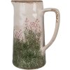 Clayre & Eef 6CE2016L Jarra Decoración Cerámica Beige Verde 21x14x26 cm