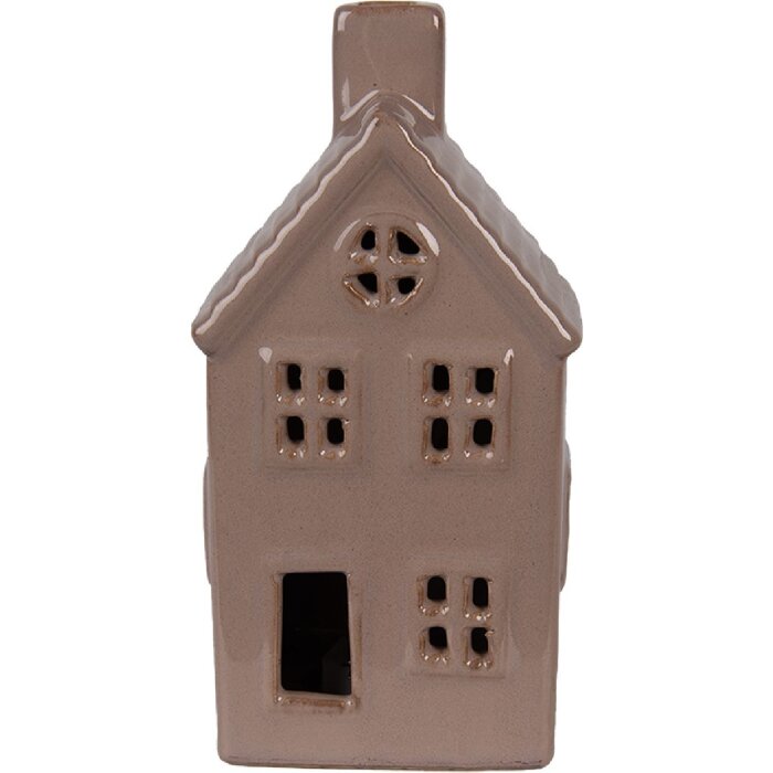 Clayre & Eef 6CE2118 Decoración Casa LED Marrón 8x6x15 cm