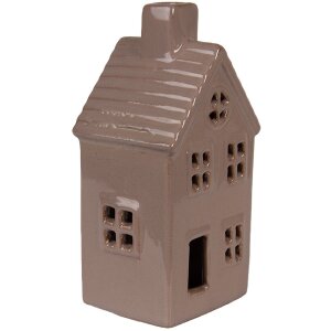 Clayre & Eef 6CE2118 Decoración Casa LED Marrón 8x6x15 cm