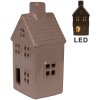 Clayre & Eef 6CE2118 Decoración Casa LED Marrón 8x6x15 cm