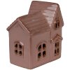 Clayre & Eef 6CE2119 Casa Decorativa con LED Rosa 10x6x11 cm