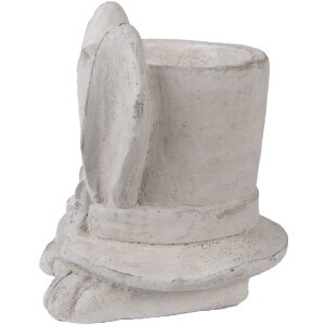 Clayre & Eef 6TE0553M Macetero Piedra Beige 17x16x19 cm Estilo rústico