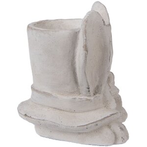 Clayre & Eef 6TE0553M Macetero Piedra Beige 17x16x19 cm Estilo rústico