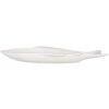 Clayre & Eef 6CEBO0199XS Pecera Cerámica Blanca 27x14x3 cm 125 ml
