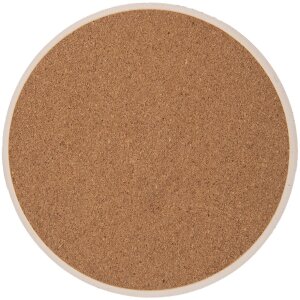 Clayre & Eef 6CE2054 Salvamanteles de cerámica Beige Ø 16 cm Estilo rústico