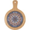 Clayre & Eef 6CE2056 Salvamanteles Marrón Azul 19x27x1 cm
