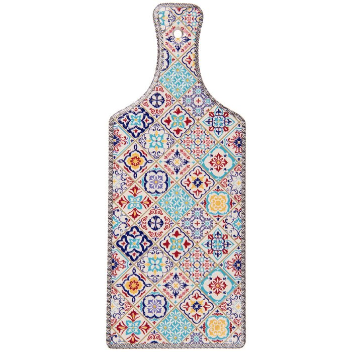 Clayre & Eef 6CE2058 Salvamanteles Azul 12x30 cm Cerámica Boho