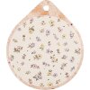 Clayre & Eef 6CE2060 Salvamanteles Cerámica Beige Naranja 20x23 cm