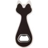 Clayre & Eef 6CE2066 Abrebotellas Gato Rojo 5x14x1 cm Cerámica Estilo Campestre