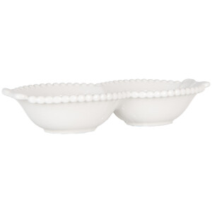 Clayre & Eef 6CEBO0202M Bol Blanco 18x7x3 cm 75 ml...