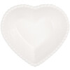 Clayre & Eef 6CEBO0203M Bol Forma Corazón Blanco 10x9x4 cm 75 ml