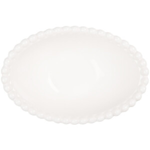 Clayre & Eef 6CEBO0204 Bol Blanco 12x8x4 cm 75 ml