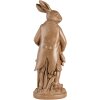 Clayre & Eef 6PR5201 Decoración Conejo Marrón Blanco 15x9x40 cm