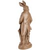 Clayre & Eef 6PR5201 Decoración Conejo Marrón Blanco 15x9x40 cm