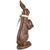 Clayre & Eef 6PR5205 Conejo decorativo con huevo 11x5x20 cm estilo country