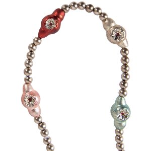 Clayre & Eef 65993 Guirnalda de Navidad plata 180 cm...