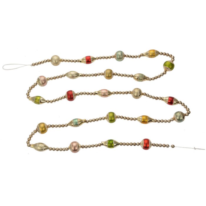 Clayre & Eef 65994 Guirnalda de Navidad aspecto plata 180 cm hierro