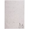 Clayre & Eef BNS42 Paño de cocina 50x70 cm Beige Gris Motivo Conejito Casa de Campo