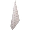 Clayre & Eef BNS42-1 Paño de cocina 50x70 cm Algodón Gris Beige Estilo Campestre