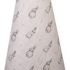Clayre & Eef BNS42-1 Paño de cocina 50x70 cm Algodón Gris Beige Estilo Campestre