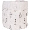 Clayre & Eef BNS50 Panera Beige Gris 15x16 cm con motivo conejito