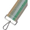Juleeze JZBS0001 Bolso correa 5x140 cm Beige Verde ajustable con mosquetón