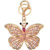 Juleeze JZKC0176 Llavero Mariposa Color Oro Rosa 6x2x8 cm