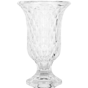 Clayre & Eef Jarrón de Cristal Ø 15x23...