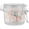 Clayre & Eef 6GL5034 Tarro con tapa 10x7x6 cm vidrio estilo campestre