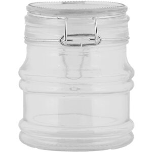 Clayre & Eef 6GL5035 Tarro con tapa 9x8x9 cm vidrio estilo campestre
