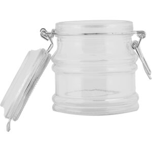 Clayre & Eef 6GL5035 Tarro con tapa 9x8x9 cm vidrio estilo campestre