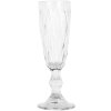 Clayre & Eef Copa de champán talla diamante Ø 7 cm altura 20 cm 175 ml