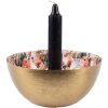 Clayre & Eef 65882 Candelabro oro 14 cm diseño romántico hierro
