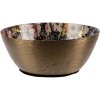 Clayre & Eef 65883 Candelero oro 11 cm hierro floral