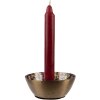 Clayre & Eef 65883 Candelero oro 11 cm hierro floral