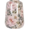 Clayre & Eef 65885 Jarrón Decorativo Gris Rosa Hierro Ø 37 x 49 cm