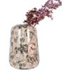 Clayre & Eef 65885 Jarrón Decorativo Gris Rosa Hierro Ø 37 x 49 cm