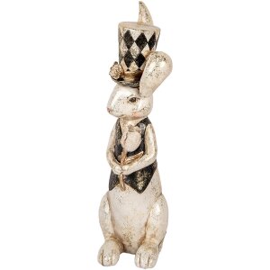Clayre & Eef figurita decorativa conejo vintage...