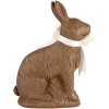 Clayre & Eef figurita conejo estilo campestre poliresina marrón blanco 9x4x13 cm