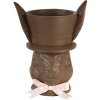 Clayre & Eef 6PR5206 Decoración Conejo Marrón Rosa 21x15x26 cm
