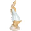 Clayre & Eef Conejo Decorativo Estilo Campestre Azul 9x7x15 cm