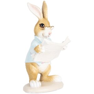 Clayre & Eef Figurita Decorativa Conejo de Pascua...