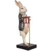 Clayre & Eef 6PR5514 Figurita Decorativa Conejo Beige Gris 17x14x33 cm