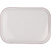 Clayre & Eef 6BL0136 Bandeja Hierro Vintage Rojo 40x29 cm Motivo invierno